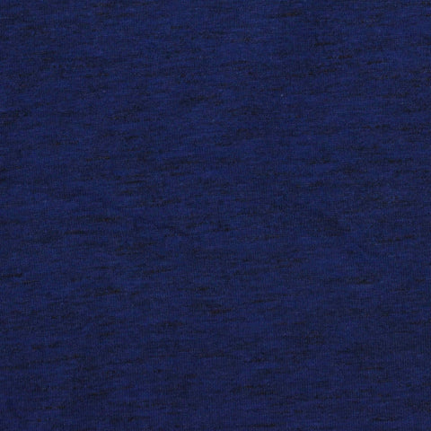 Blue Marl Knit, Cotton-Poly, 160 gsm