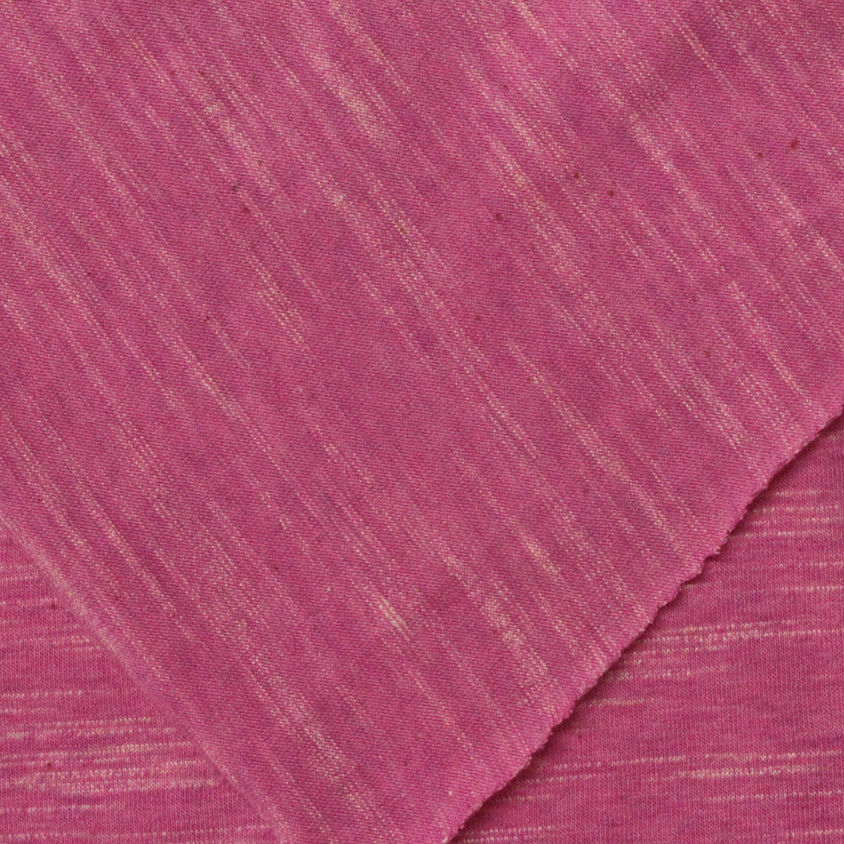 Pink Marl Knit, Cotton-Poly