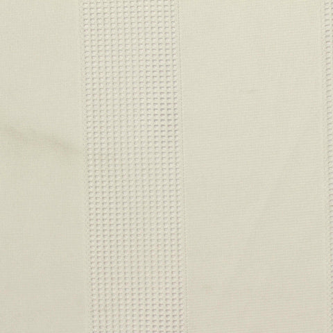 Beige Vertical-Stripe Mesh, Polyester