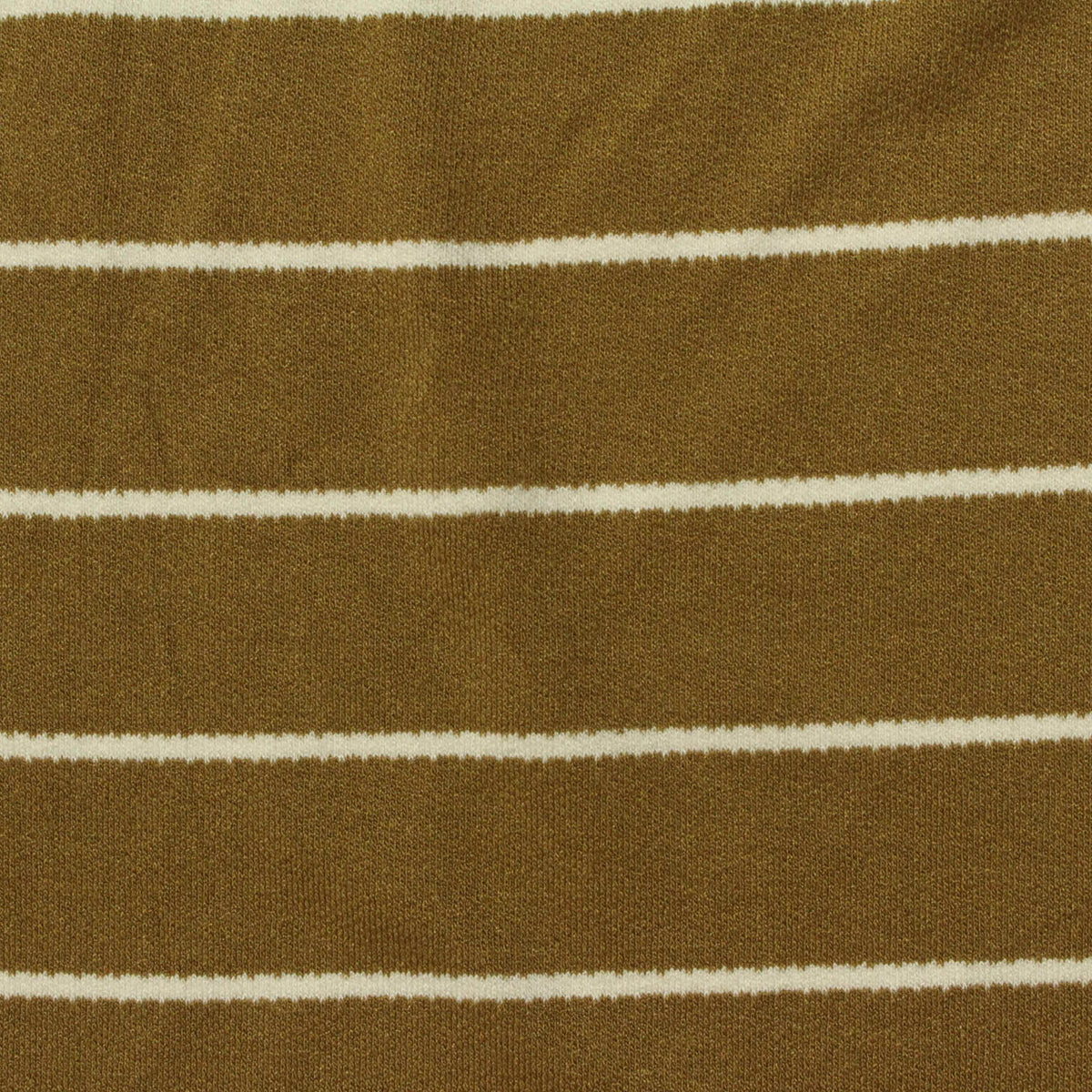 Mustard Horizontal-Stripe French Terry, Viscose