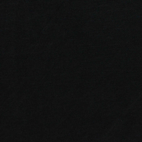 Polyester Cotton Jersey Knit Fabric, 140 gsm — Black, ref EF-236347