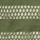 Green Horizontal-Stripe Jersey Knit, Viscose — texture