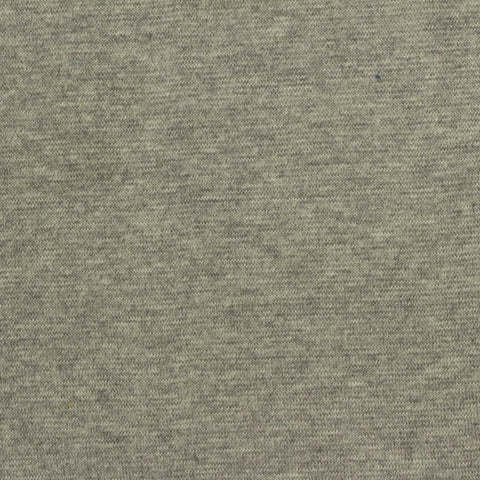 Grey Marl Rib Knit, Poly-Cotton