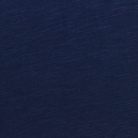 Navy Marl Jersey Knit, Poly-Cotton, 180 gsm