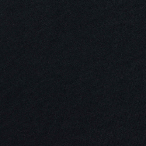 Polyester Cotton Chunky Knit Fabric, 133 gsm, 170 cm — Black