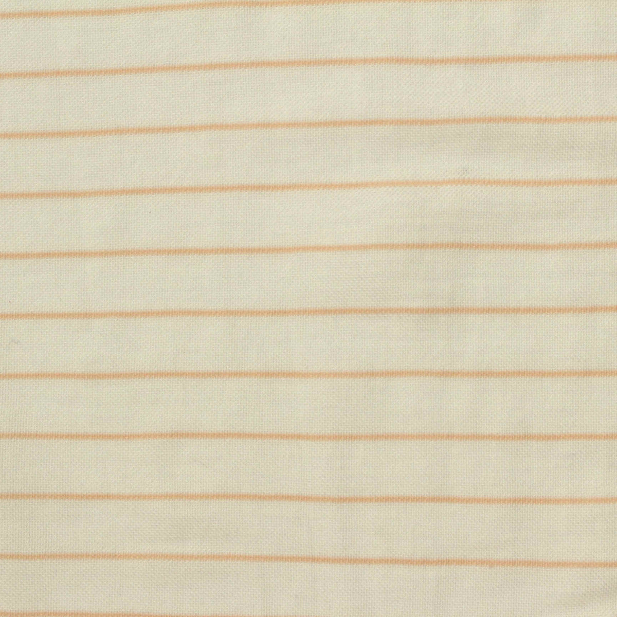 Peach Horizontal-Stripe Interlock Knit, Viscose-Nylon