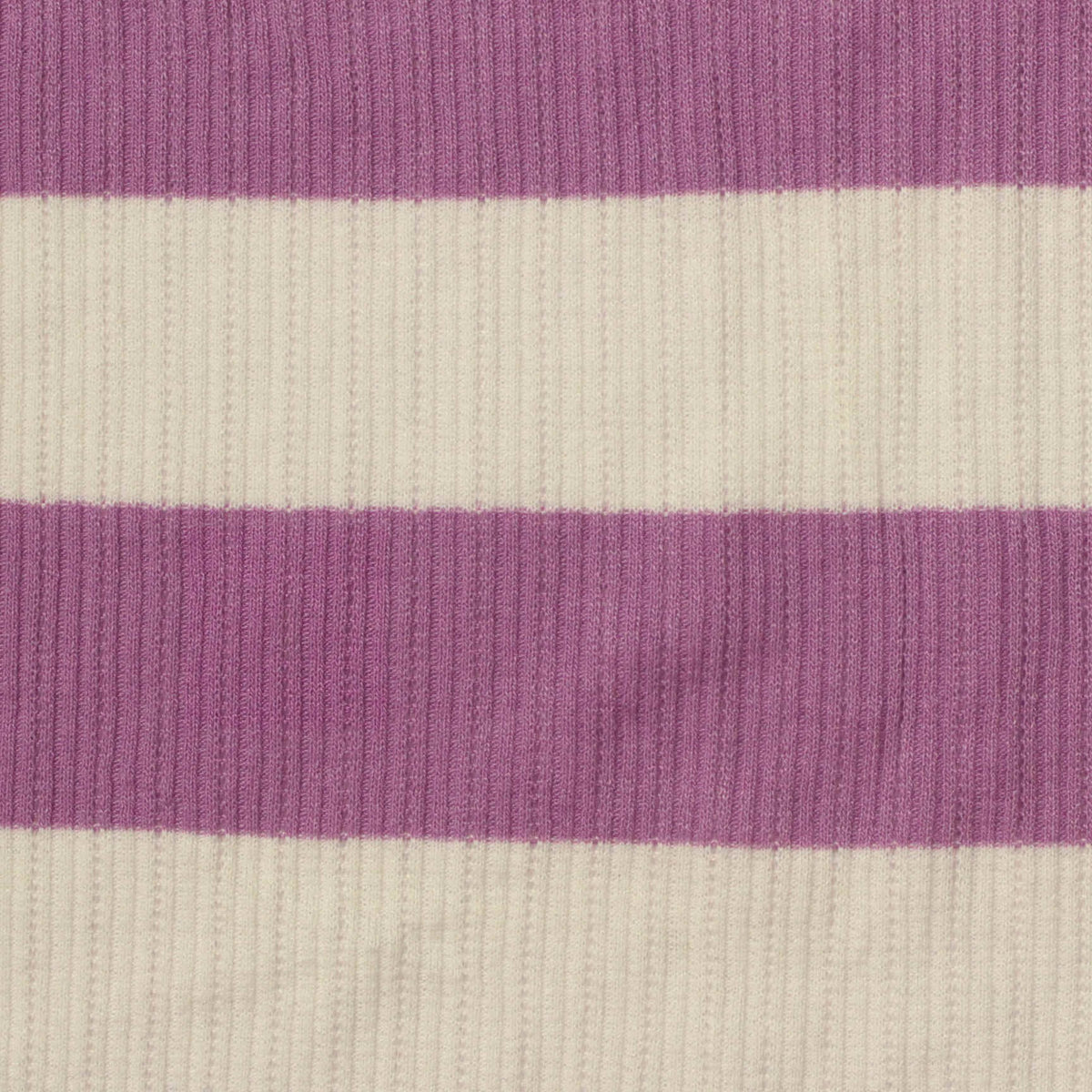 Purple Horizontal-Stripe Interlock Knit, Poly-Viscose, 181 gsm