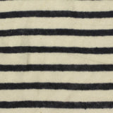 Cream Horizontal-Stripe Knit
