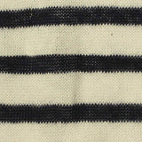 Cream Horizontal-Stripe Knit — texture