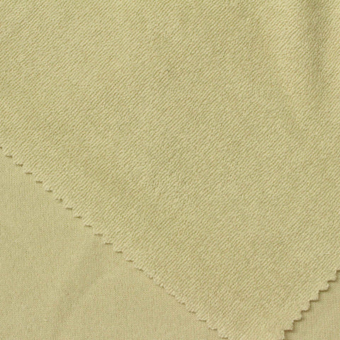 Cotton Polyester French Terry Fabric, 215 gsm — Khaki