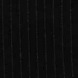 White Vertical-Pinstripe Ponte Knit, Poly-Viscose