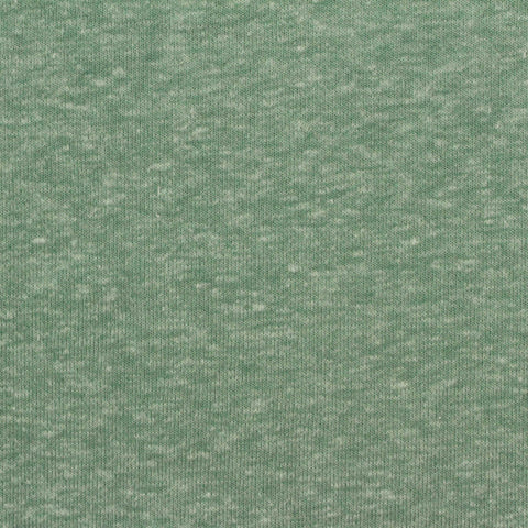 Green Marl French Terry, Poly-Cotton, 260 gsm