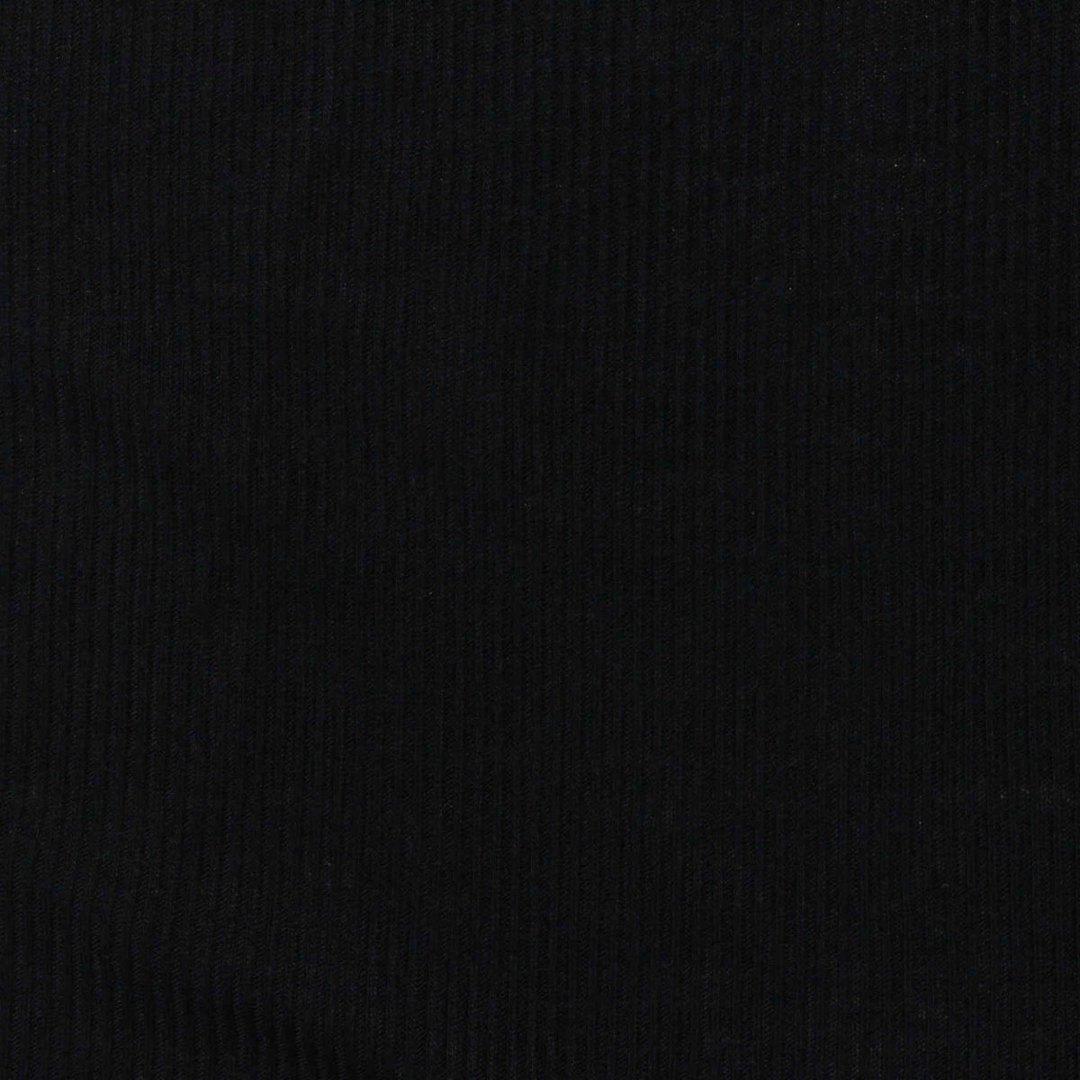 Polyester Viscose Rib Knit Fabric, 160 gsm — Black, ref EF-236470
