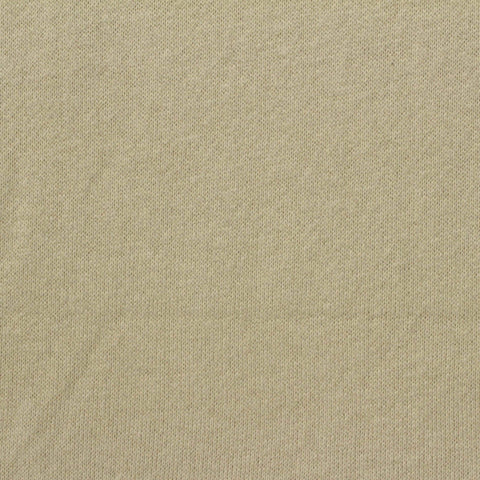 Polyester Cotton French Terry Fabric, 260 gsm — Khaki