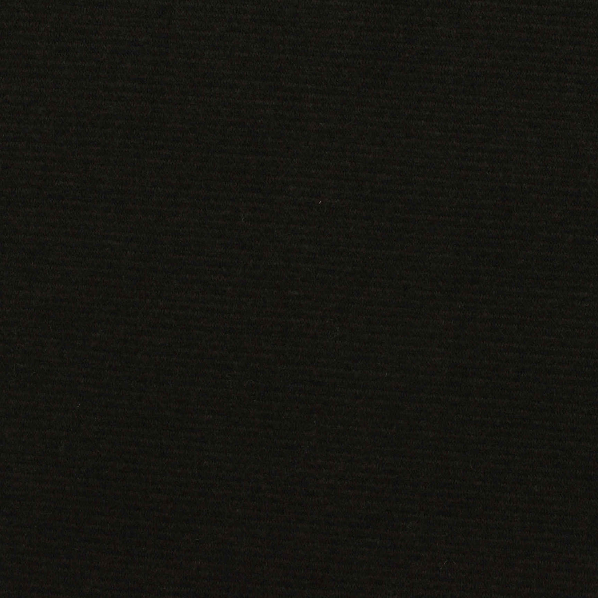 Brushed Cotton Polyester Interlock Knit Fabric, 280 gsm — Black