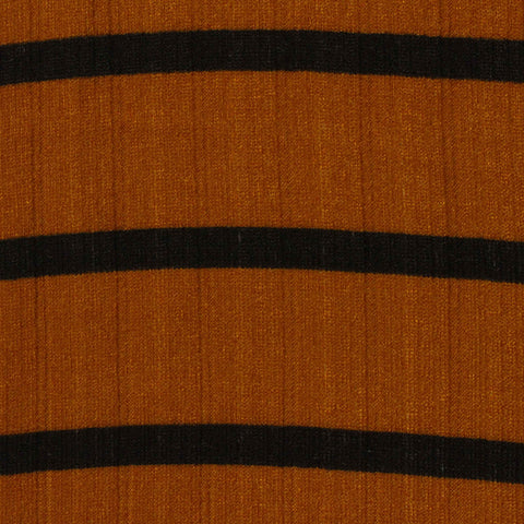 Black Horizontal-Stripe Rib Knit, Polyester, 200 gsm