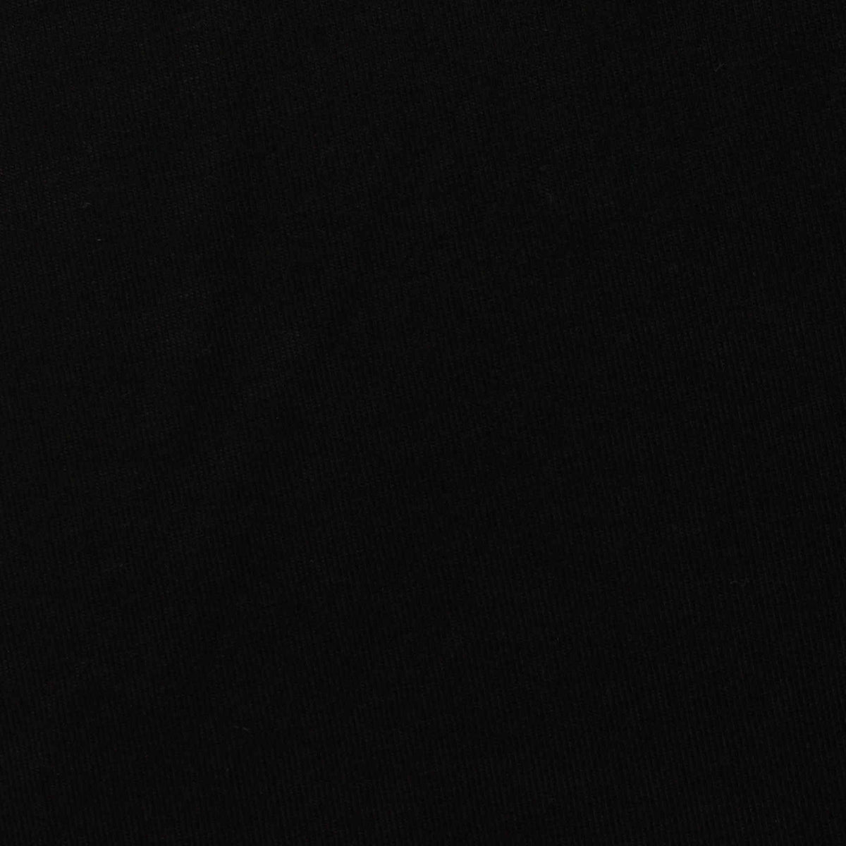 Viscose Stretch Rib Knit Fabric, 203 gsm — Black