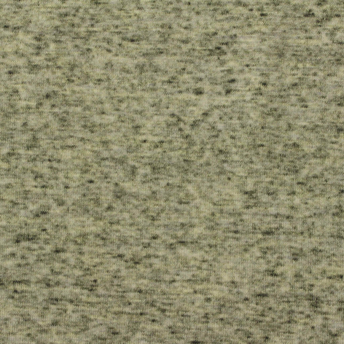 Light Green Marl Jersey Knit, Poly-Cotton, 117 gsm