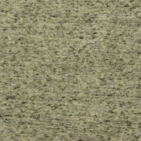 Light Green Marl Jersey Knit, Poly-Cotton, 117 gsm