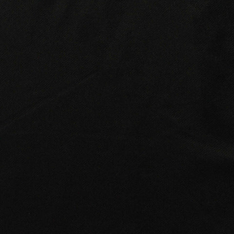 Polyester Stretch French Terry Fabric, 230 gsm — Black