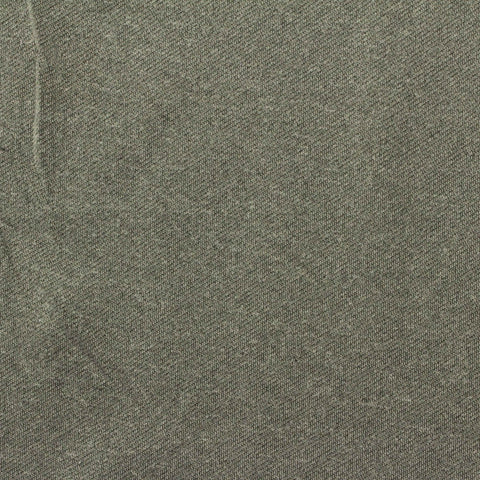 Heathered Green-Grey Marl French Terry, Polyester, 230 gsm