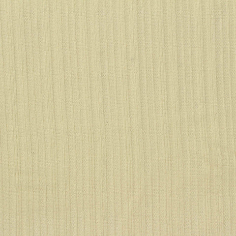 Printed Polyester Stretch Rib Knit Fabric, 205 gsm — Beige