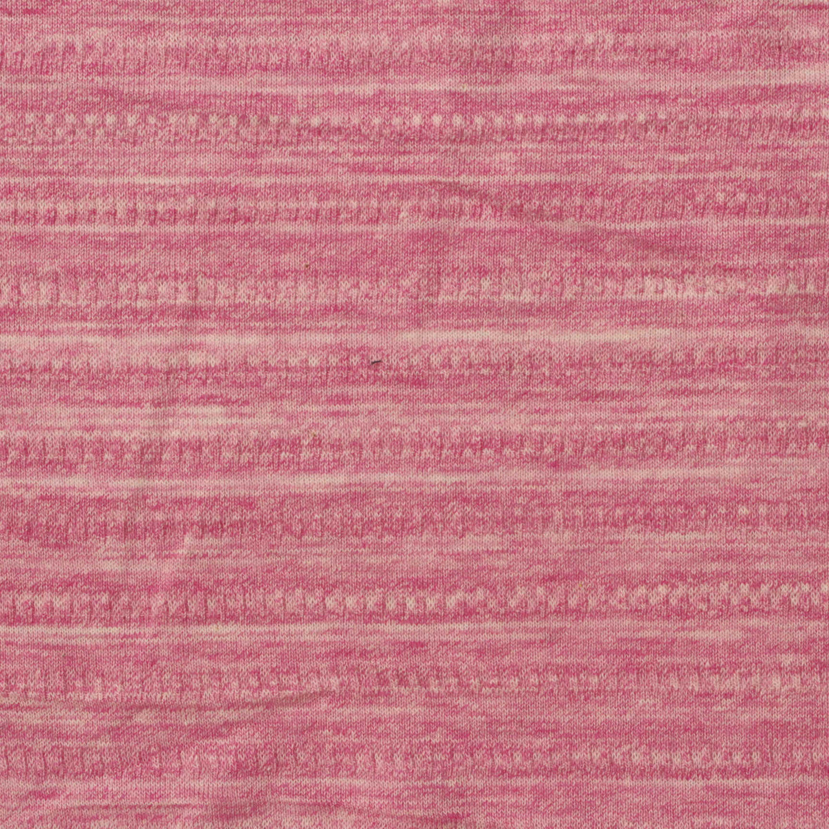 Pink Horizontal-Stripe Jersey Knit, Cotton-Poly, 140 gsm