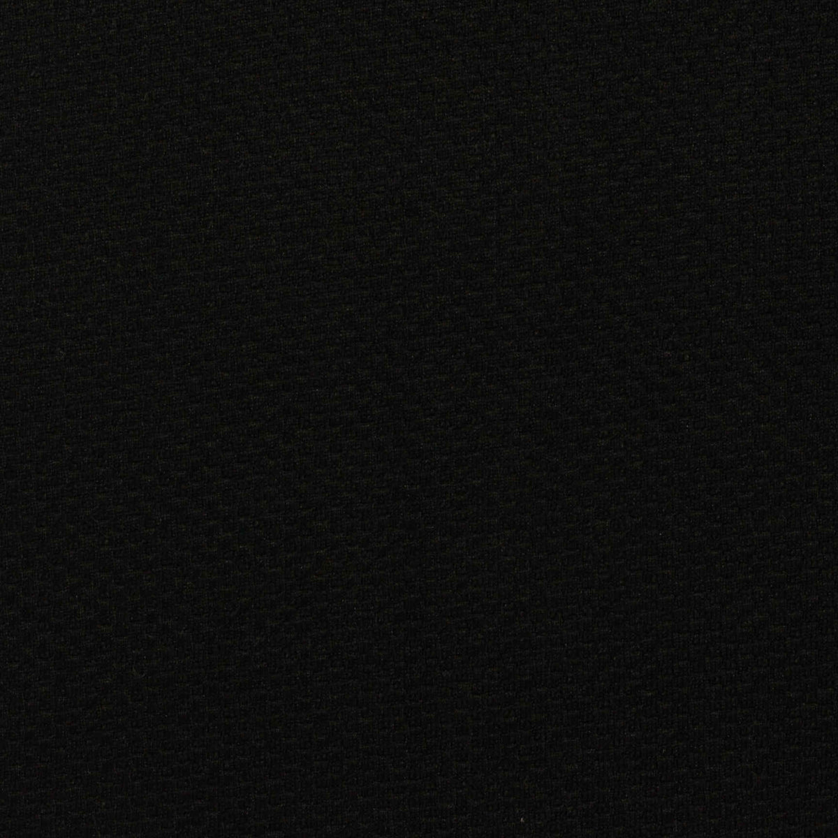 100% Polyester Interlock Knit Fabric, 280 gsm — Black