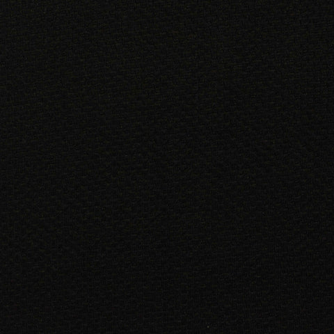 100% Polyester Interlock Knit Fabric, 280 gsm — Black