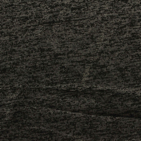 Dark Grey Marl Jersey Knit, Viscose-Poly, 150 gsm