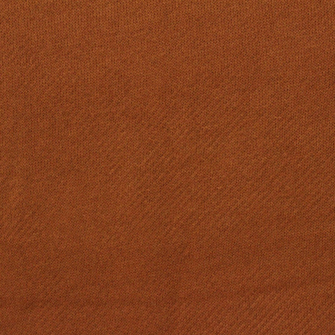 Polyester Cotton French Terry Fabric, 248 gsm — Brown
