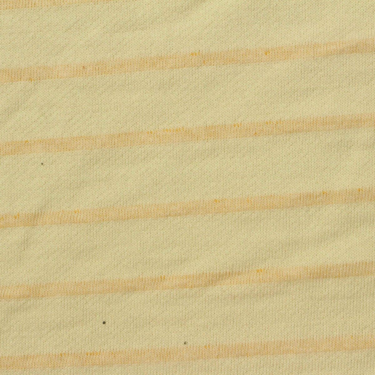 Yellow Horizontal-Stripe French Terry, Cotton