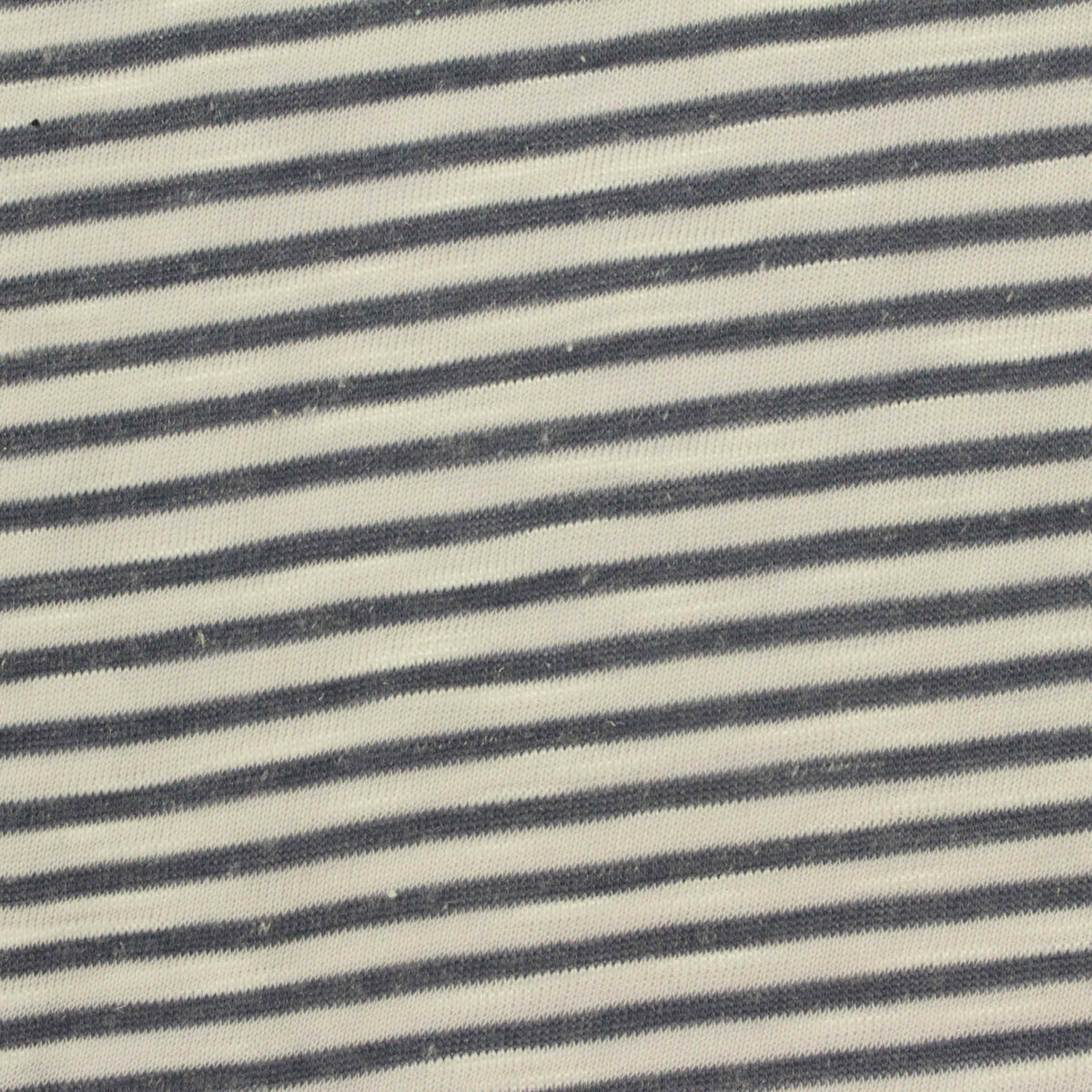 Charcoal Horizontal-Stripe Chunky Knit, Polyester, 140 gsm