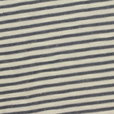 Charcoal Horizontal-Stripe Chunky Knit, Polyester