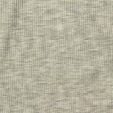 Light Grey Marl Rib Knit, Poly-Viscose