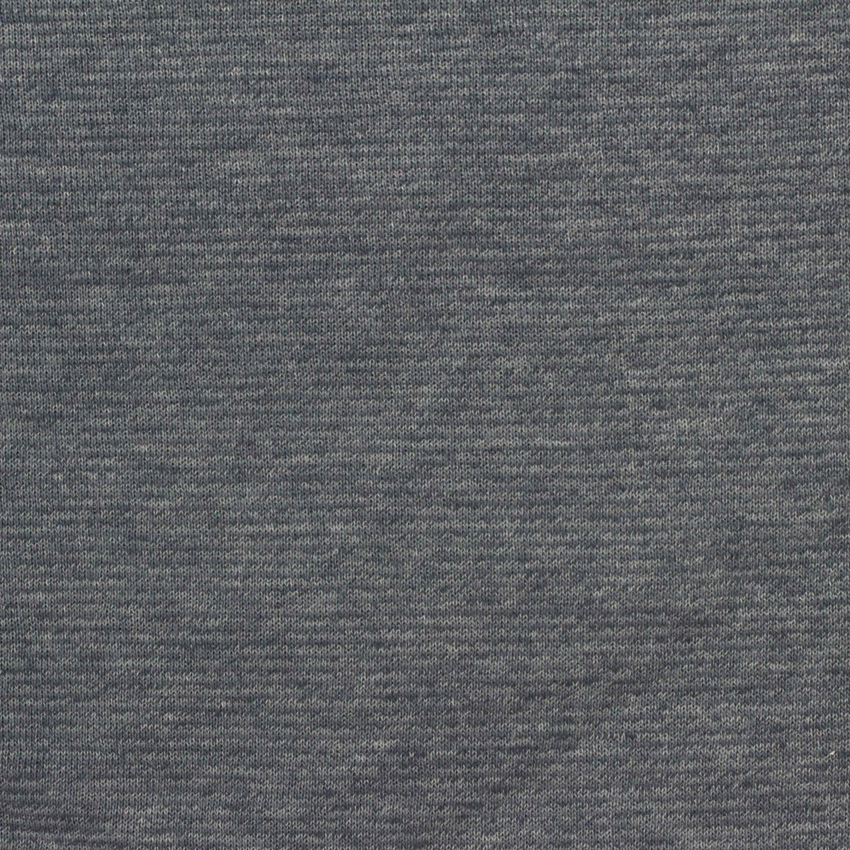 Blue Marl French Terry, Cotton-Poly, 260 gsm