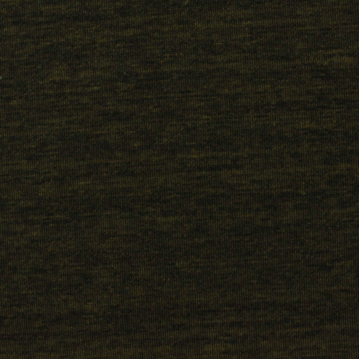 Dark Olive Marl Scuba Knit, Poly-Cotton, 260 gsm