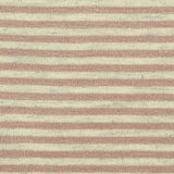 Cream Horizontal-Stripe Jersey Knit — texture