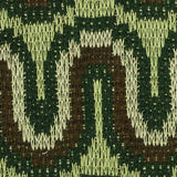 Dark Green Geometric Jacquard, Polyester — texture
