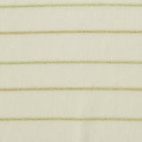 Gold Horizontal-Stripe French Terry, Cotton-Modal