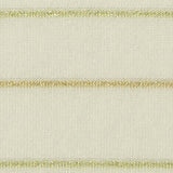 Gold Horizontal-Stripe French Terry, Cotton-Modal — texture