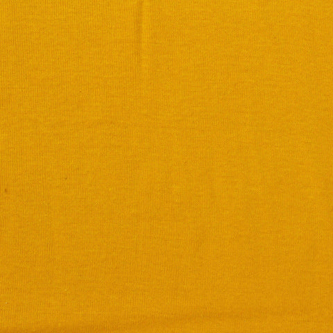 100% Cotton Rib Knit Fabric, 164 gsm, 165 cm — Yellow