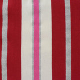 Red Glitter-Stripe Jersey Knit, Cotton — texture