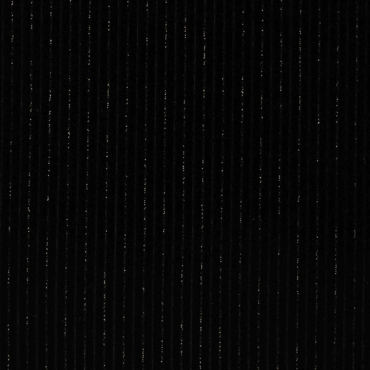 Black Glitter-Stripe Warp Knit, Polyester