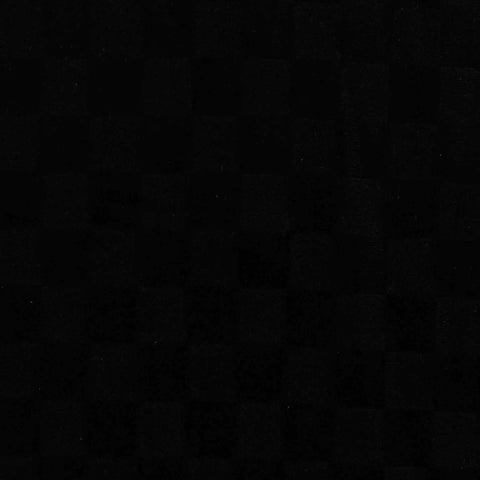 Black Tone-on-Tone Check Warp Knit, Polyester