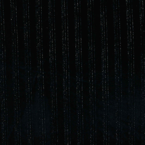Black Stripes Warp Knit, Polyester