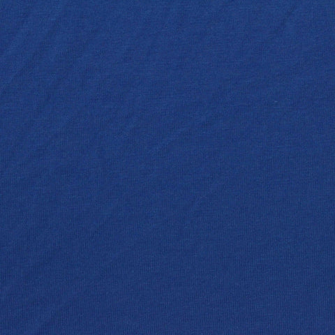 Polyester Cotton Jersey Knit Fabric, 140 gsm, 170 cm — Blue