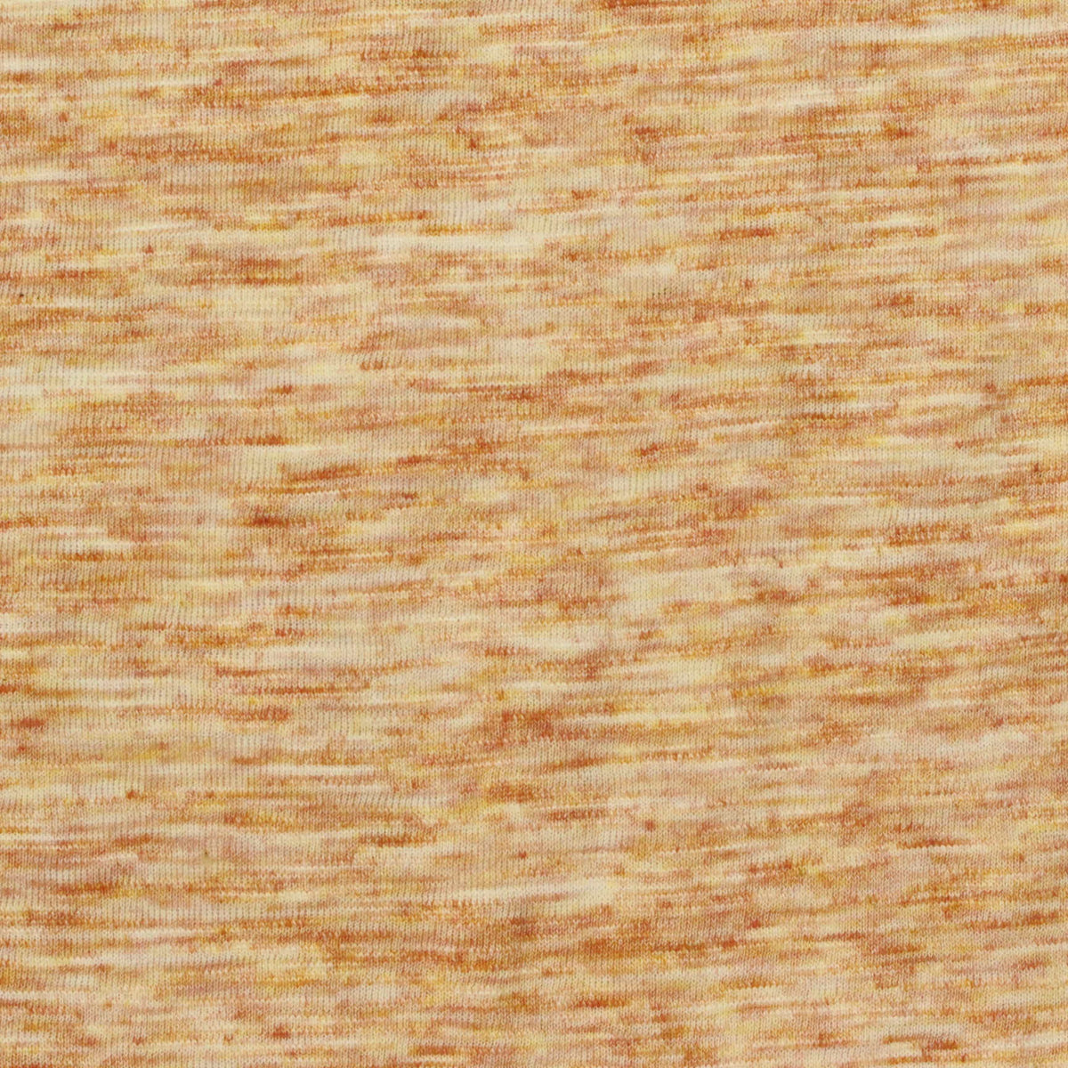 Orange Marl Jersey Knit, Poly-Cotton, 155 gsm