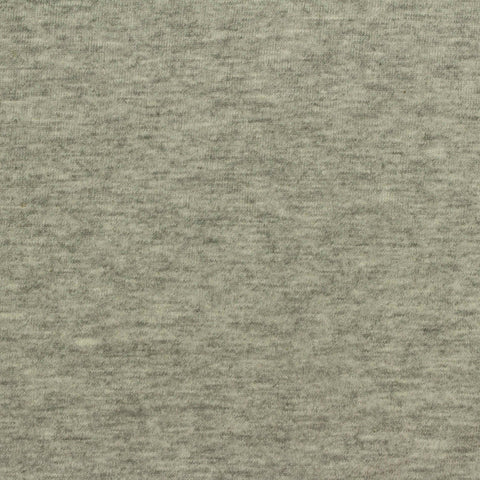 Heather Grey Marl Jersey Knit, Cotton, 110 gsm