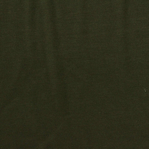 Viscose Polyester Stretch French Terry Fabric, 180 gsm, 160 cm — Green